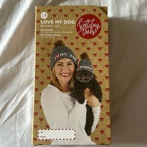Love My Dog Beanie Set Sealed Box Set
